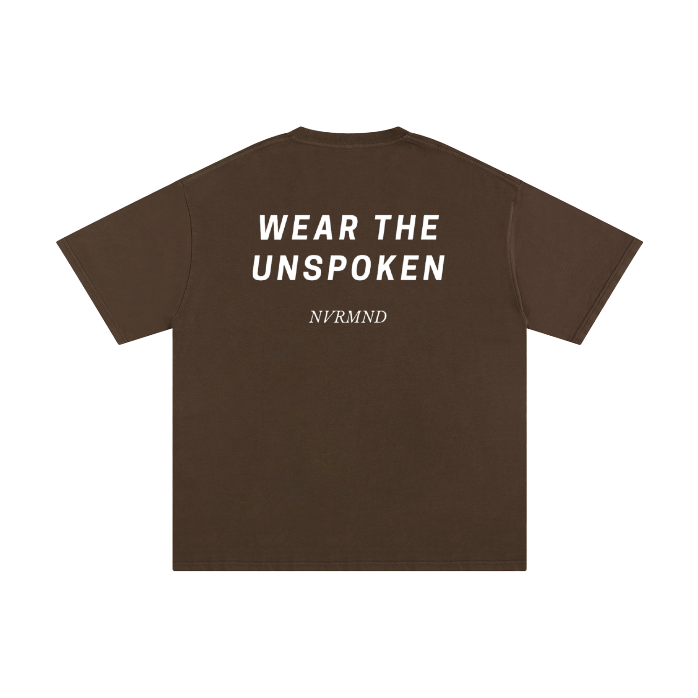 NVRMND Whiteout - Minimal Streetwear Tees Clean & Modern 