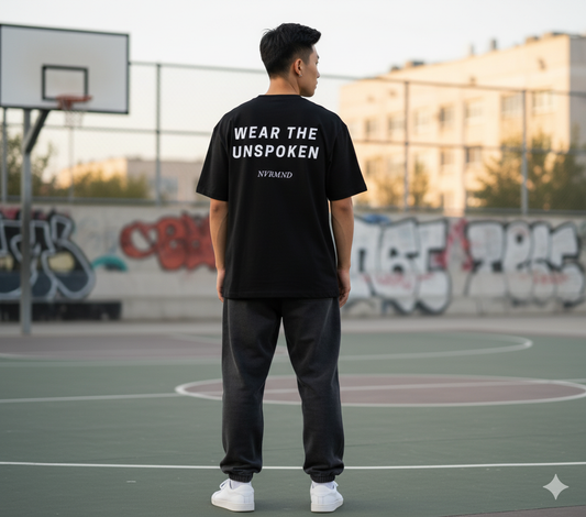 NVRMND Whiteout - Minimal Streetwear Tees Clean & Modern 